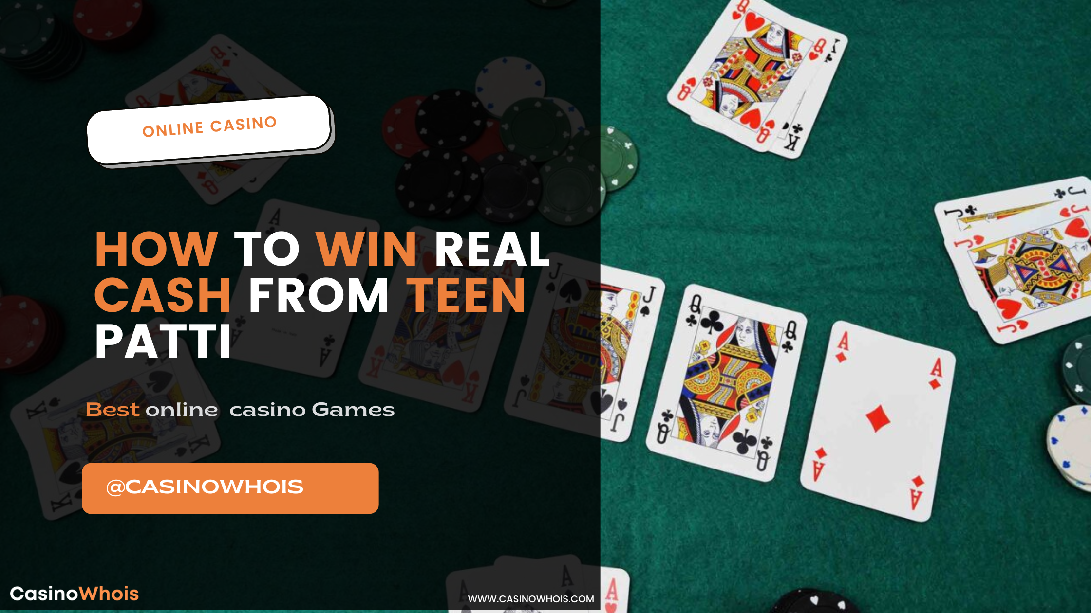 Win Real Cash From Teen Patti